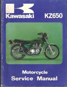 KAWASAKI Z650,SR650,KZ650 1978,1979,1980 FACTORY WORKSHOP MANUAL - Picture 1 of 2