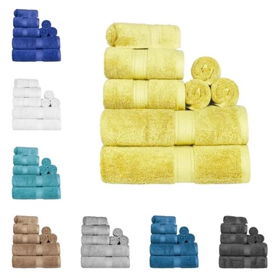 DIAMONDTEX30 100% Egyptian Cotton Towels Super Soft Bath Sheet 600GSM Combed Hand Towel