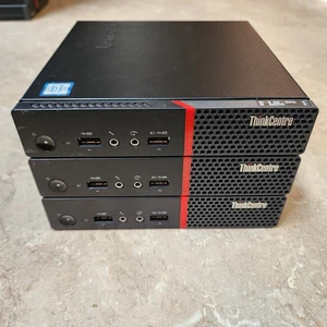3x Lot Lenovo ThinkCentre M700 Quad-Core i5-6400T 1x 8GB RAM Tiny Mini PC - Picture 1 of 3