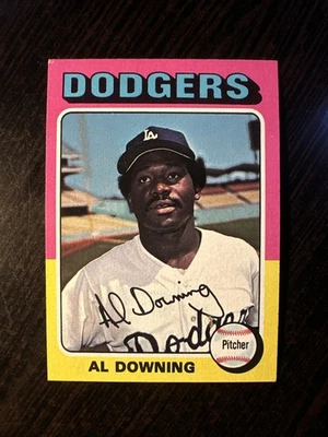 Topps Mini #498 1975 Al Downing Los Angeles Dodgers ex-como nuevo *Hot Corner Vintage* Foto 1 de 2