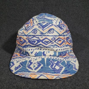 Sombrero elástico de 5 paneles vintage de los 80 talla única diseño de los 80 gorra tribal hecha en EE. UU. azteca - Imagen 1 de 7
