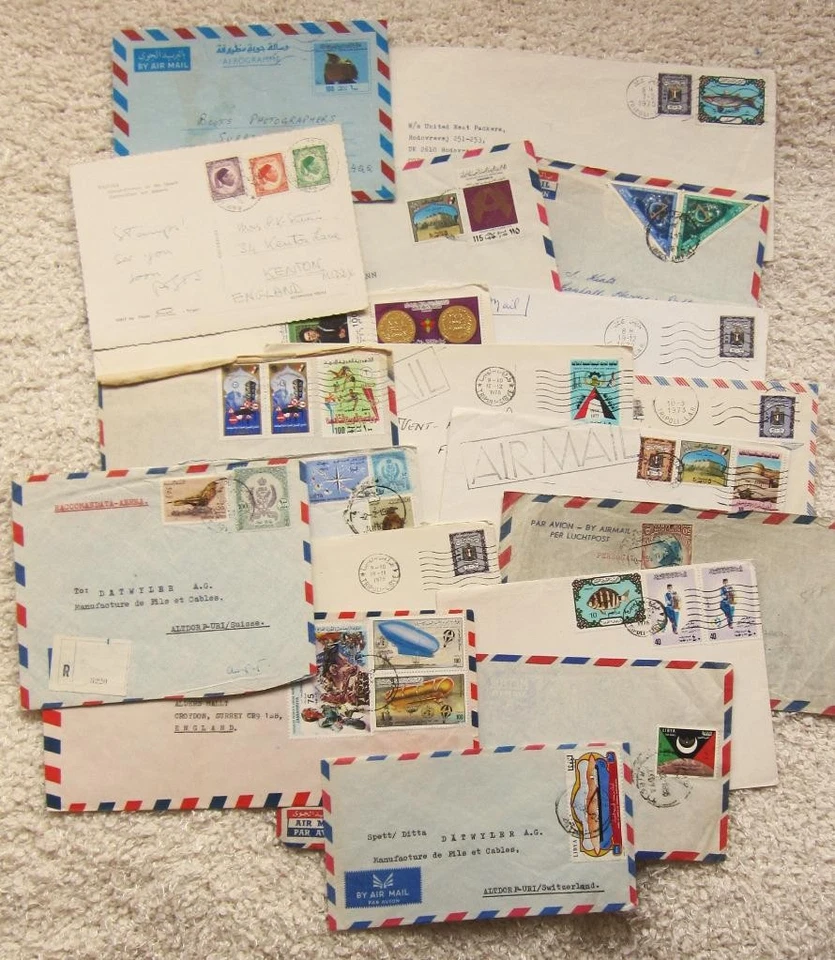 Libia - 19 artículos, principalmente cubiertas comerciales desde 1954 hasta aproximadamente 1980 Foto 1 de 1