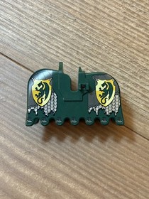 Horse Barding Ruffled Edge With Kingdoms Dragon Shield And Armor Pattern