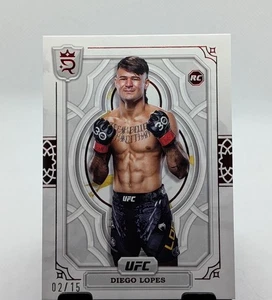 2024 Topps Royalty UFC Diego Lopes Red RC #10 /15 | FEATHERWEIGHT - Picture 1 of 2