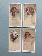 Moustafa Ltd. Dogs Heads by Leo Chambers 1924. 4 Cards #8, 9, 17, 24.