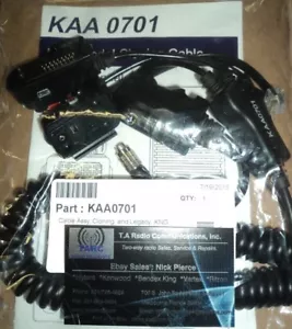 New Bendix King KAA0701 Programming Cable LEGACY KNG handheld & Mobile Radios - Picture 1 of 6