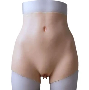 Silicone Panty Thicken Hip Underwear Pant Fake Vagina Crossdresser Transvestite - Picture 1 of 17