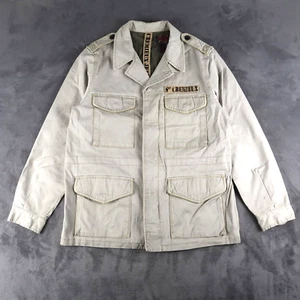 Vintage SGT Cremieux Military Army Field Jacket Size Large L Beige Mens - Picture 1 of 17