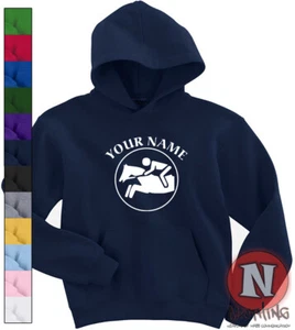 Personalised show jumping Hoodie kids top Hoody fun equestrian pony horse riding - Picture 1 of 13