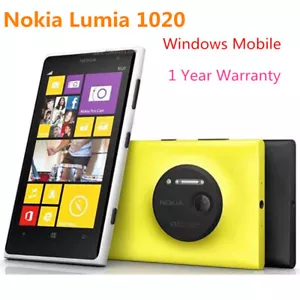 Telefono Windows originale Nokia Lumia 1020 4G Wifi 32 GB 41MP dual core nuovo sigillato - Foto 1 di 15