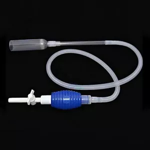 Aquarium Siphon Gravel Cleaner Flow Control Valve Fish Tank Vacuum Change Water - Picture 1 of 8