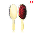 Luxury Gold And Silver Color Boar Bristle Paddle Hair Brush Oval Hair BruCR