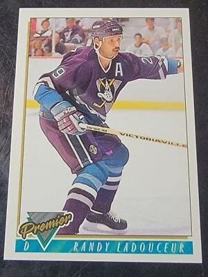 1993-94 Topps Premier Hockey #469 Randy Ladouceur  - Image 1 of 2