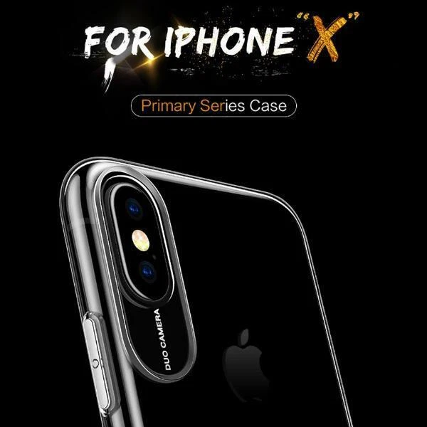 Funda Trasera TPU Suave Serie Primaria USAMS para iPhone X Foto 1 de 1