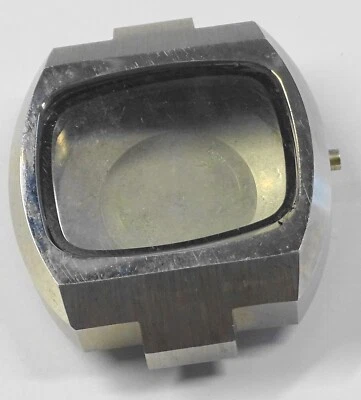 BOITIER VIDE MONTRE  LIP ELECTRONIQUE 184 ACIER CHROME ET POLIS - Photo 1/3