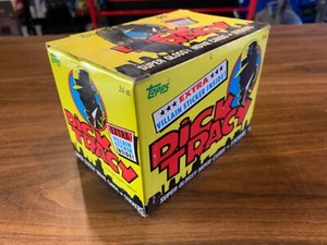 Topps Dick Tracy Trading Cards Full Box 24 Factory Sealed Packs Glossy
