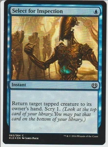 FOIL Select for Inspection Kaladesh MAgic The Gathering MTG blue card ccg - Picture 1 of 1