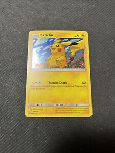 Pikachu HOLO RARE SM206 Promo SHINY Pokemon Card TCG NM 2019