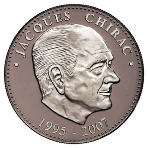 France médaille - Jacques Chirac - Président de la République cupronickel PROOF - Picture 1 of 4