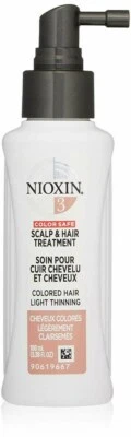 Sistema de diámetro de nioxina 3 tratamiento para cuero cabelludo color seguro adelgazamiento de la luz 3,38 oz  Foto 1 de 2