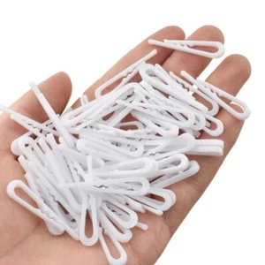 200 Pcs 1.5Inch Plastic U Shape Alligator Clip Clothespin Fabric Clip for Sewing - Picture 1 of 6