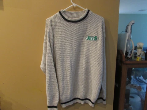 Vintage Pro Elite New York Jets 100% Cotton Size Small Made in U.S.A Cover