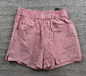 Art Class Girl's Size Medium (8) Striped Seersucker Shorts Red/White - Picture 1 of 5