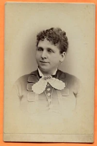 Warren, OH, Portrait of a Young Woman, by Rice, circa 1880s Backstamp - Picture 1 of 3