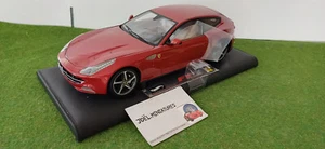 FERRARI FF rouge SUPER ELITE 1/18 HOT WHEELS X5490 voiture miniature collection - Imagen 1 de 10