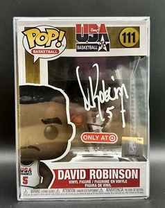 David Robinson Autographed Team USA Olympics Dream Team Signed Funko Pop 111 BAS - Picture 1 of 2