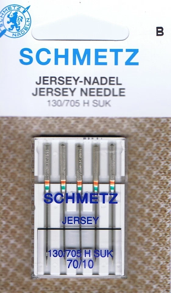 5 Schmetz Jersey-Nadeln 130/705H-SUK Stärke 70/10 - Bild 1 von 1