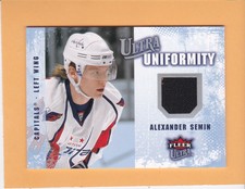 ALEXANDER SEMIN 2008-09 ULTRA UNIFORMITY JERSEY #UA-AS WASHINGTON CAPITALS