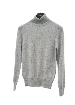 M&S AUTOGRAPH GREY MIX PURE CASHMERE ROLL NECK JUMPER - Image 1 of 4