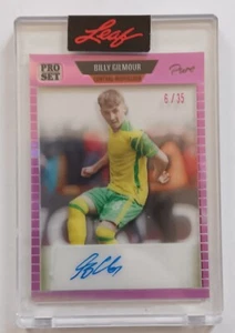 2023 Leaf Pro Set Pure Acetate Auto Billy Gilmour /35 Brighton & Hove Albion EPL - Bild 1 von 2