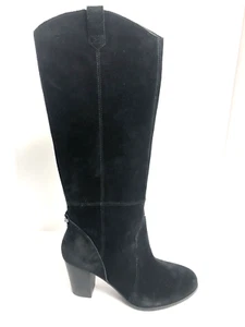 Koolaburra Women’s Elinda, Black Suede Tall Boots, Size 9M - Picture 1 of 6