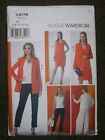 Vogue Sewing Pattern #9176 Wardrobe Dress Top Jacket & Pants 6-8-10-12-14