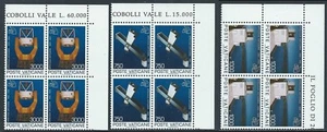 1991 VATICANO SPECOLA VATICANA QUARTINA MNH ** - Picture 1 of 1