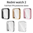 For 2 Watch Bumper for Case Waterproof Ultra-Thin Washable Cover TPU Prote