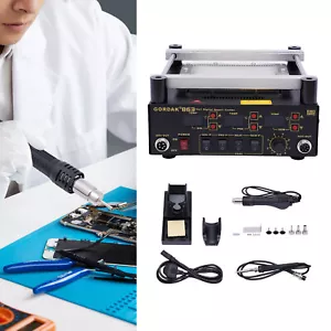 600W Soldering Preheat Hot air Machine BGA Repair Rework Station 3-IN-1 - Picture 1 of 23