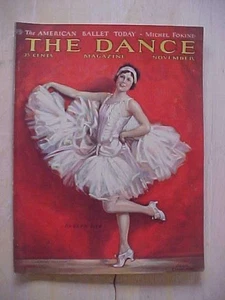 Vintage November 1928 The Dance Magazine Evelyn Law Front Cover - Picture 1 of 1