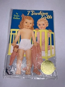 7 Darling Dolls by Queen Holding-1952 Paper Dolls libretto vintage non tagliato raro sigillato - Foto 1 di 6