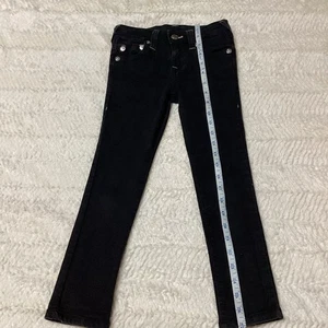 Schwarze Super Skinny World Tour Mädchenjeans Mädchen Größe 6 True Religion - Bild 1 von 8