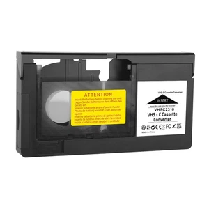 Adattatore per cassette VHS-C Adattatore Vcr Player Convertitore di cassette - Foto 1 di 6