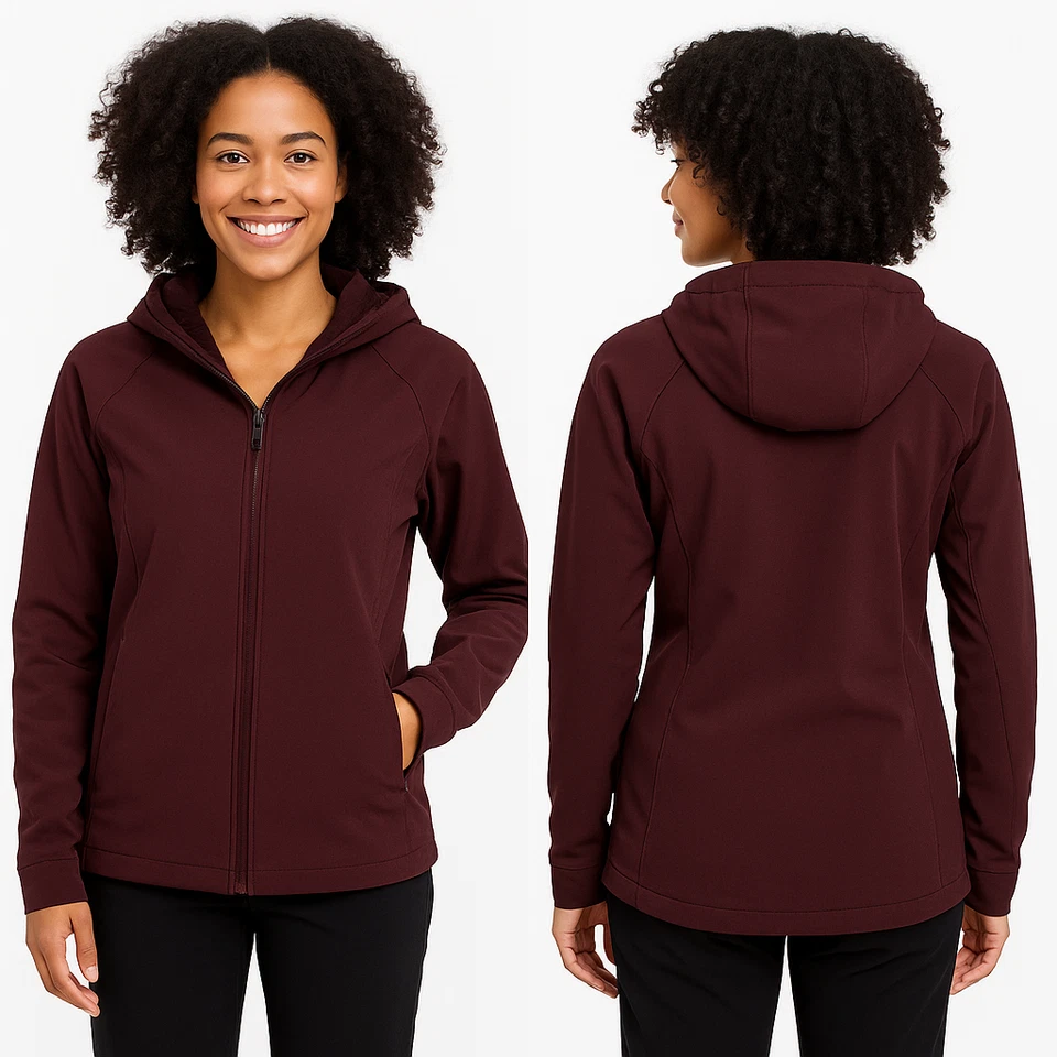 Chaqueta con Capucha Kirkland Repelente al Agua Berry Pequeña Nueva con Etiquetas Foto 1 de 4