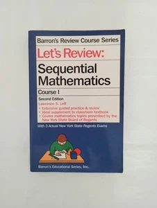 Barons Let's Review Sequential Mathematics Course 1 Second Edition - Foto 1 di 6