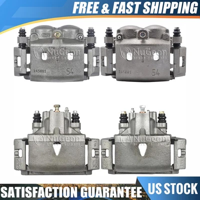 Pinza de freno de disco delantera trasera Nugeon 4 para Ford E-150 Club Wagon 2004 2005 Foto 1 de 4