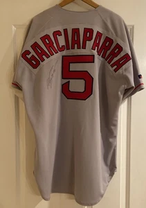 Russell Athletic Herren Authentic Stitched Signed Nomar Garciaparra Trikot 48 - Bild 1 von 6