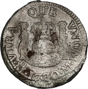 El Cazador Shipwreck (1784) MEXICO, Mexico City, Silver pillar 1/2 real, 1770 - Picture 1 of 3