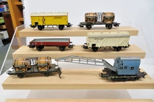 Märklin HO Konvolut 6 Güterwagen, gebr. aus Hobbyauflösung - m. OVP - Picture 1 of 8