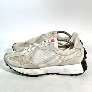 New Balance 327 Sneaker UK 9 EU 43 Grau Weiß Mesh Wildleder Freizeitschuhe Neu mit Karton - Bild 1 von 13